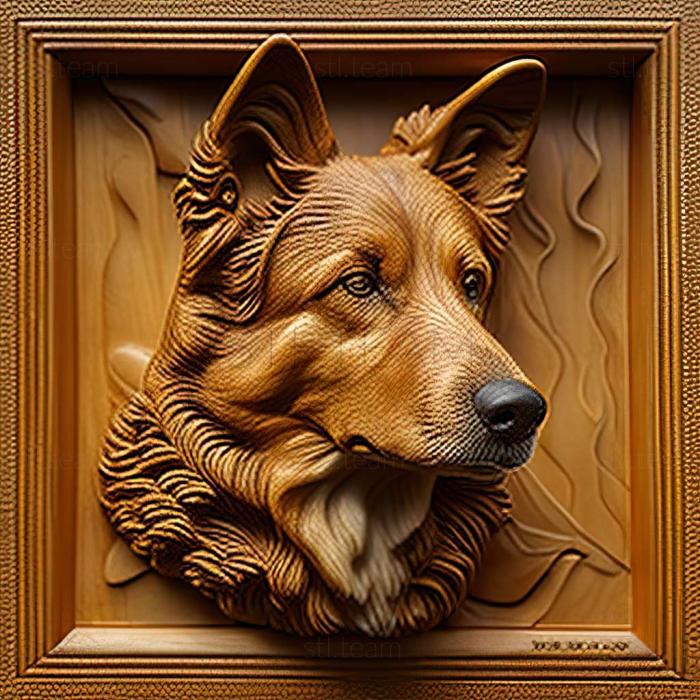 3D model Welsh Shepherd dog (STL)