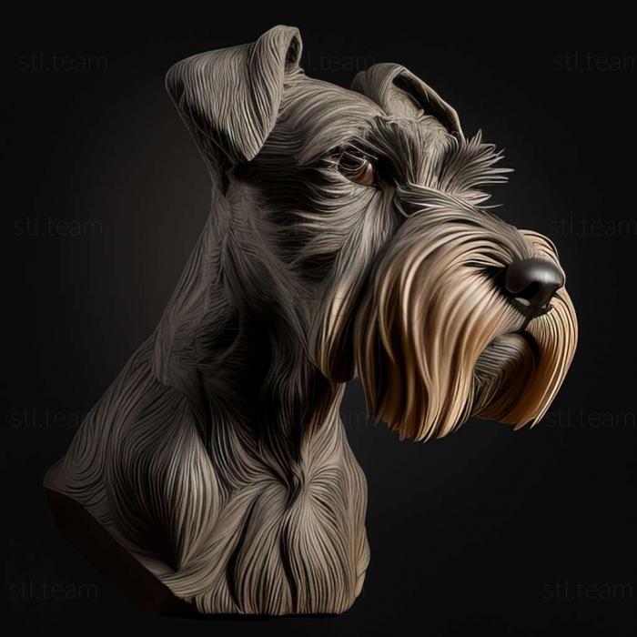 Zwergschnauzer dog