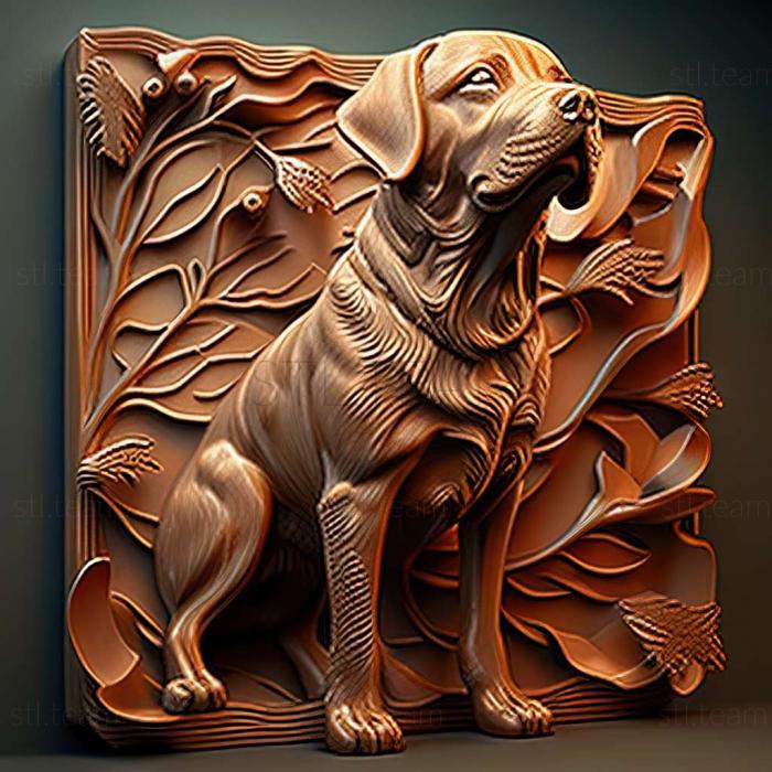 3D модель Собака американський бандог (STL)