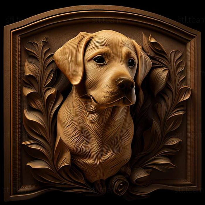 3D модель Джуди собака известное животное (STL)