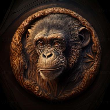 3D модель Propithecus perrieri (STL)