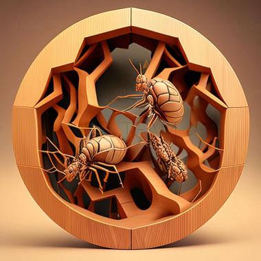 3D model Trichomyrmex perplexus (STL)