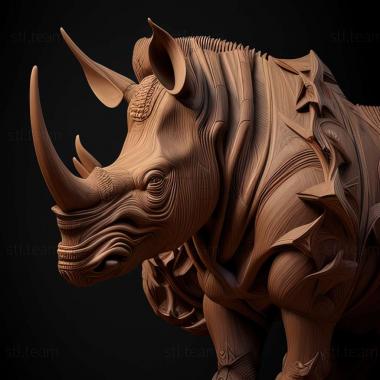 3D модель Helladotherium duvernoyi (STL)