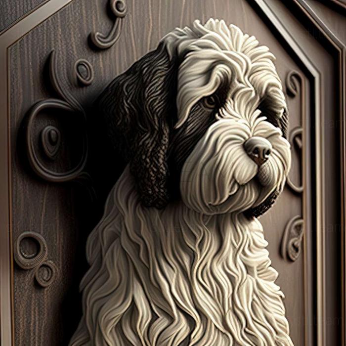 3D model Portuguese Water dog (STL)