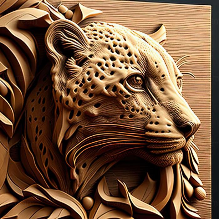 3D модель Химантура леопардовая (STL)