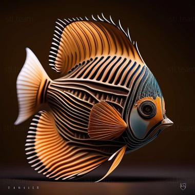 3D модель Боливийская рыба-бабочка (STL)
