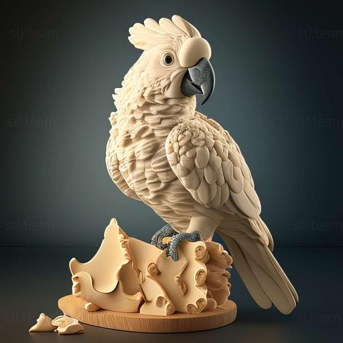 3D модель Печенье какаду известное животное (STL)