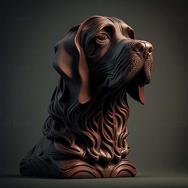 3D model Greater Munsterlander dog (STL)