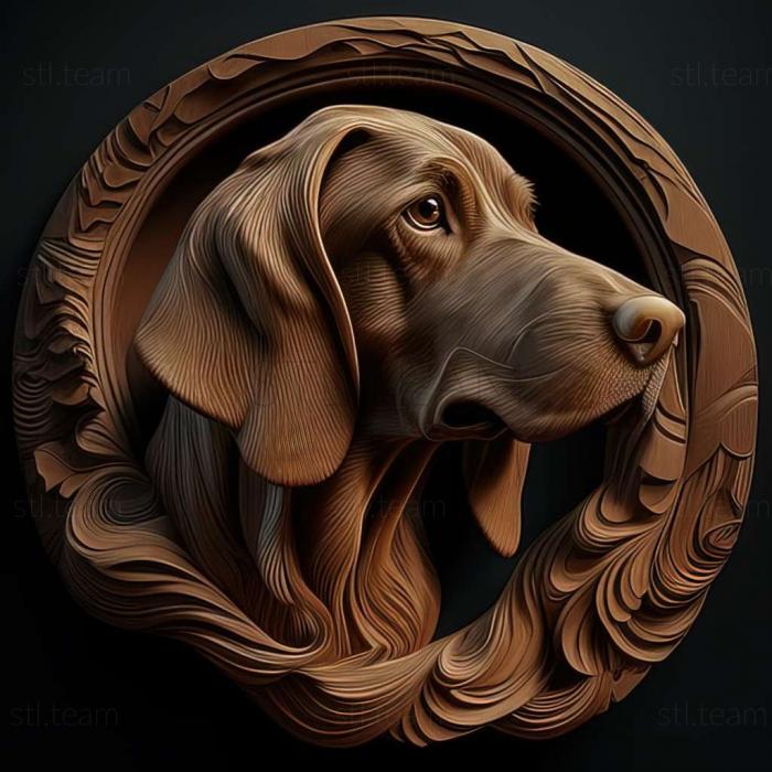3D model The Swiss Hound dog (STL)