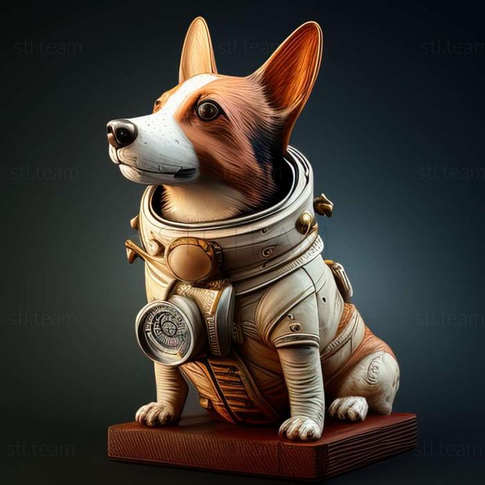 Laika cosmonaut dog famous animal