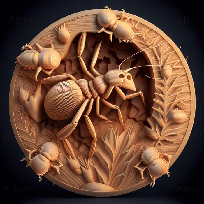 3D модель Pheidole aenescens (STL)