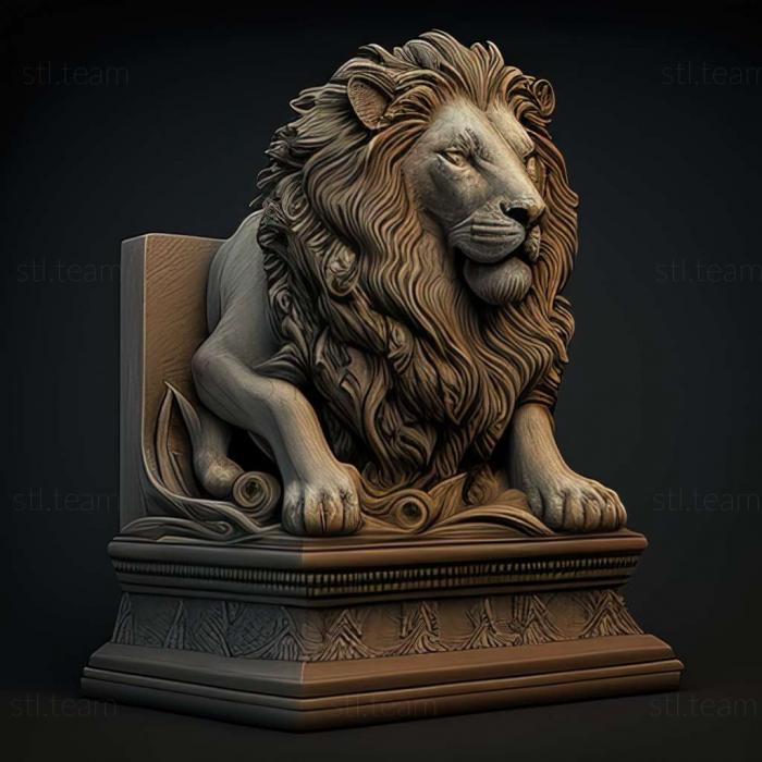 LION on the small pedestal