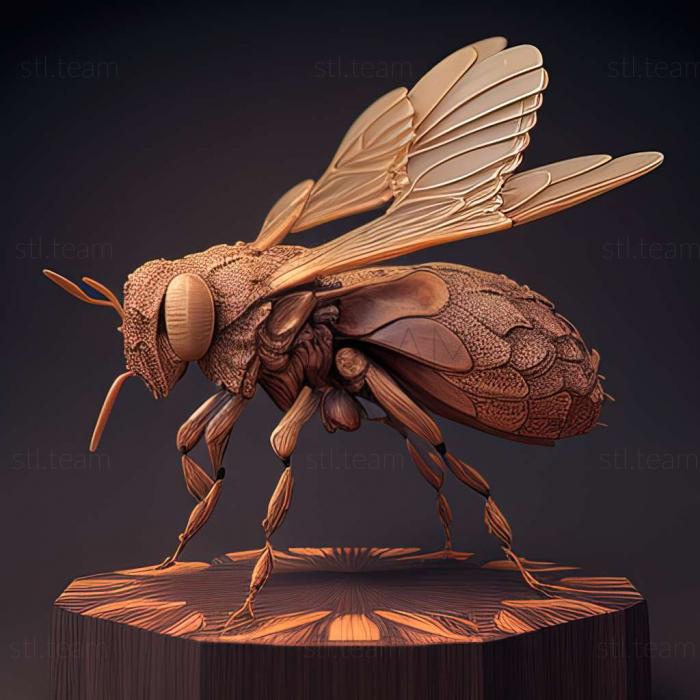 3D модель Opsimea nigripennis (STL)