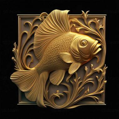 3D модель Риба золотиста стурисома (STL)