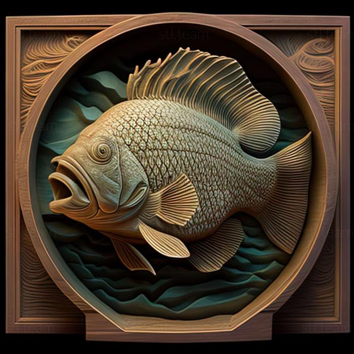 3D модель Abactochromis labrosus (STL)