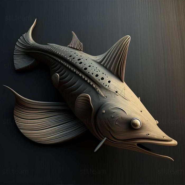 3D модель Риба канальний сом (STL)