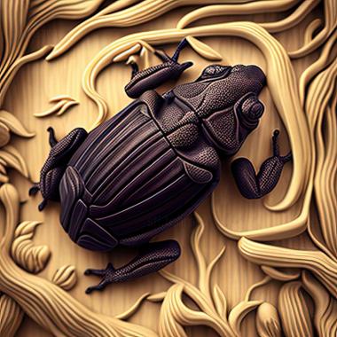 3D модель Phelotrupes laevistriatus (STL)