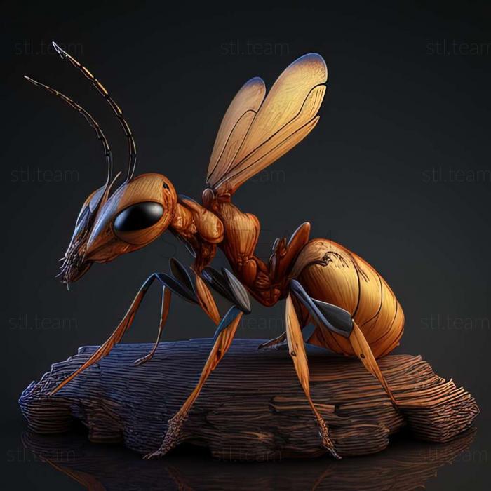 3D модель Camponotus lasiselene (STL)