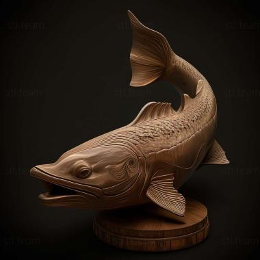 3D модель Pangasianodon hypophthalmus (STL)