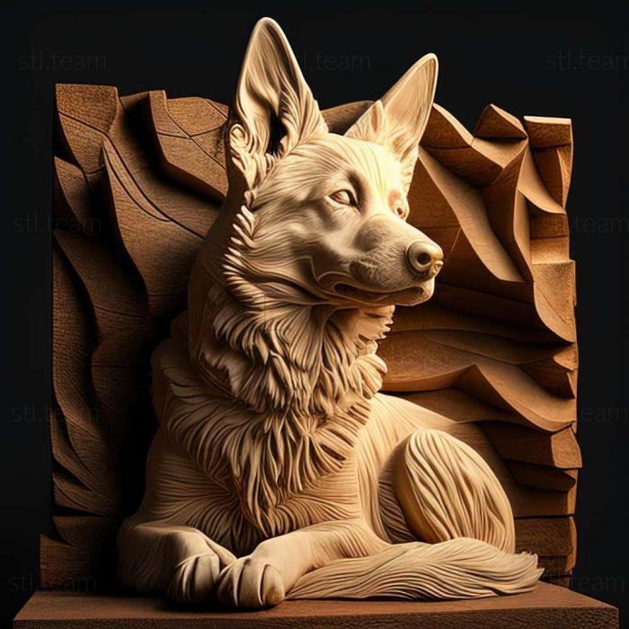 3D модель Кісю собака породи собак (STL)
