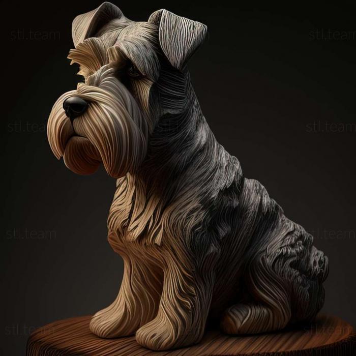 Zwergschnauzer dog