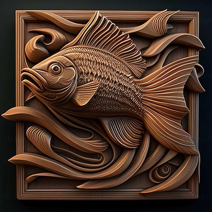 3D модель Планилорикарная рыба (STL)