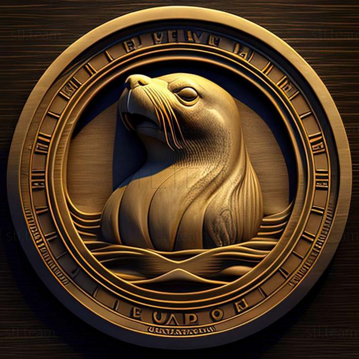 3D model Hoover seal famous animal (STL)