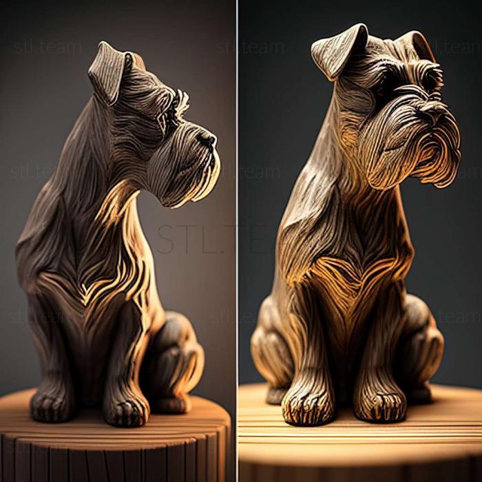 Zwergschnauzer dog