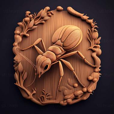 3D модель Pheidole branstetteri (STL)