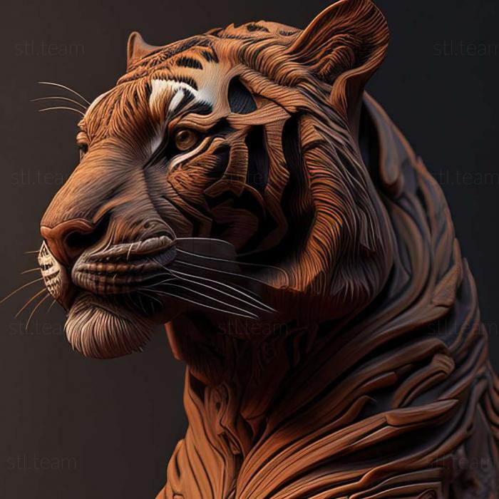 tiger 3Dstunning bald