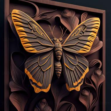 3D модель Ornithoptera aesacus (STL)