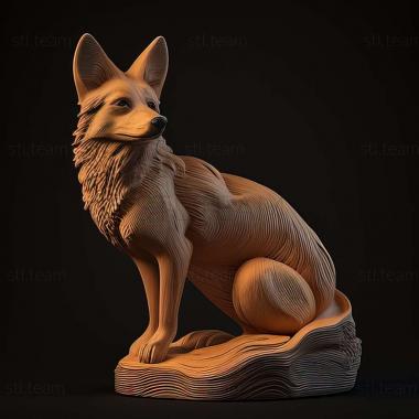 3D model Canis latrans latrans (STL)