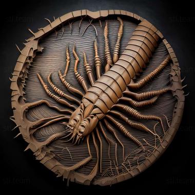 3D model Scolopendra subspinipes mutilans (STL)