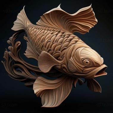 3D model Sarganoshchuk fish (STL)