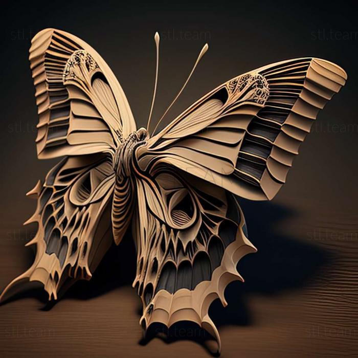 3D модель Papilio macilentus (STL)