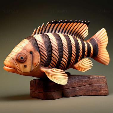 3D модель Neolamprologus multifasciatus (STL)