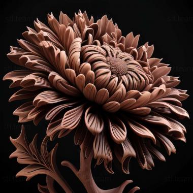 3D model Neoscona chrysanthusi (STL)