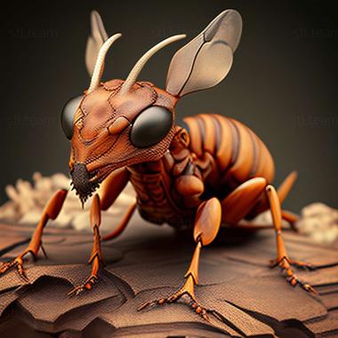 3D model Lasius pallitarsis (STL)