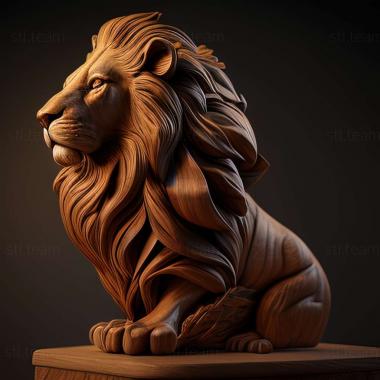 3D модель Муфаса Король Лев (STL)