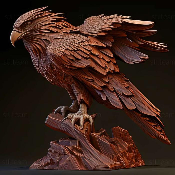 3D модель Виходить американський орел (STL)