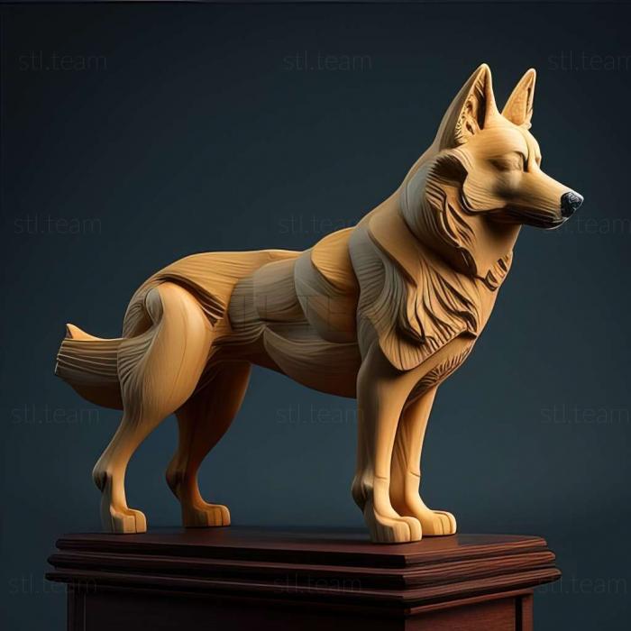 3D model The Kunming Shepherd dog (STL)