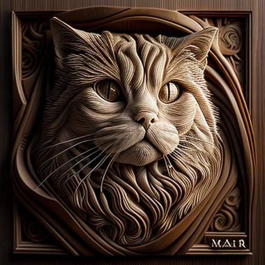 3D model Maru cat famous animal (STL)