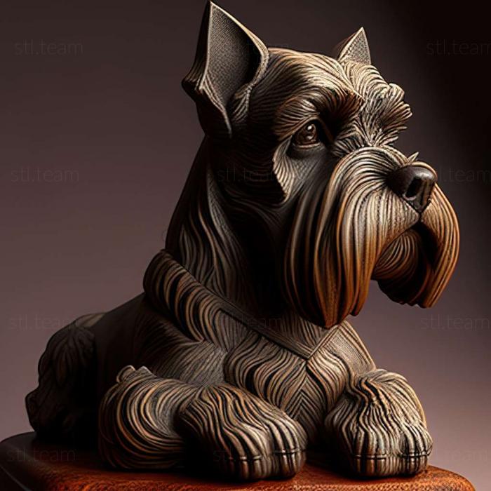 Animals Zwergschnauzer dog