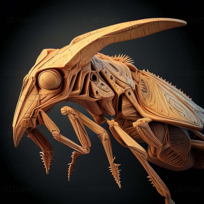 3D модель Monochamus scutellatus (STL)