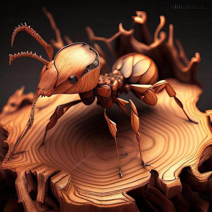 3D model Megalomyrmex adamsae (STL)