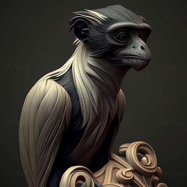 3D модель Piliocolobus parmentieri (STL)