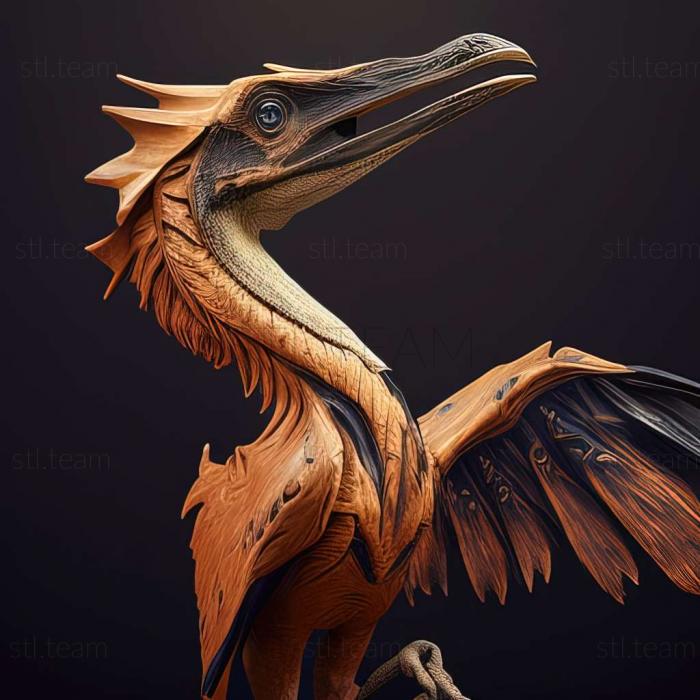 3D модель Longipteryx chaoyangensis (STL)