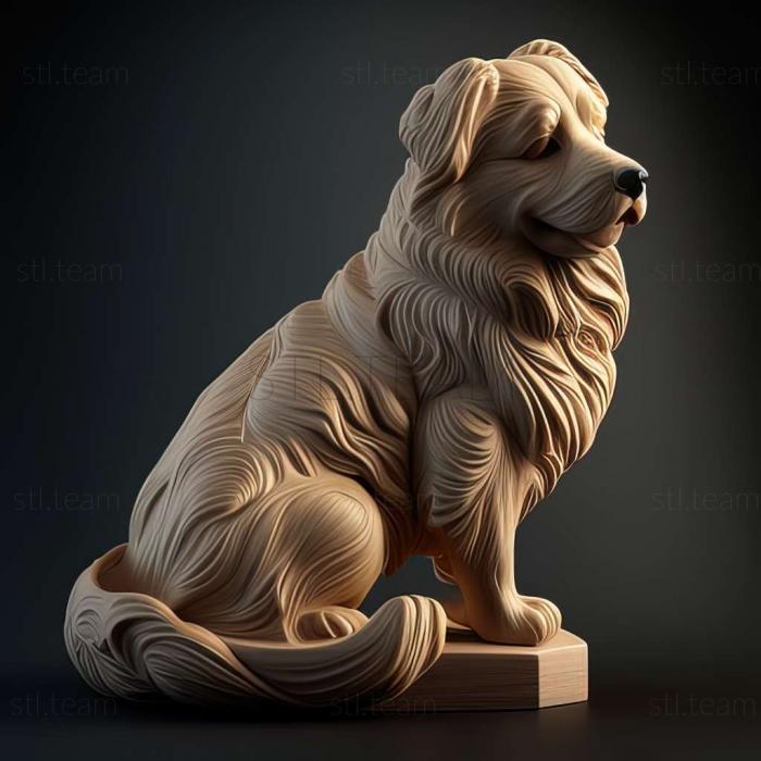 3D model Catalan Shepherd dog (STL)