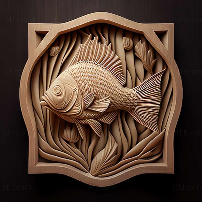 3D model Shell agassiz fish (STL)