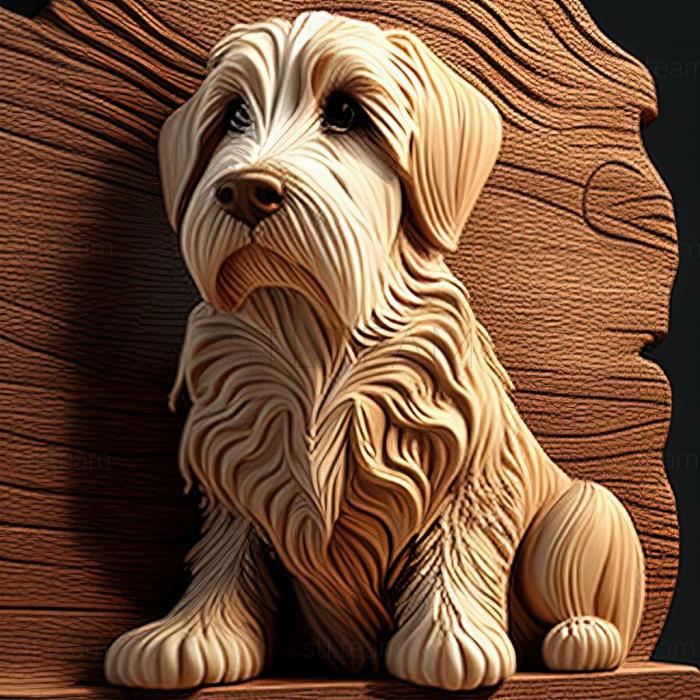 3D model Coolies dog breed dog (STL)